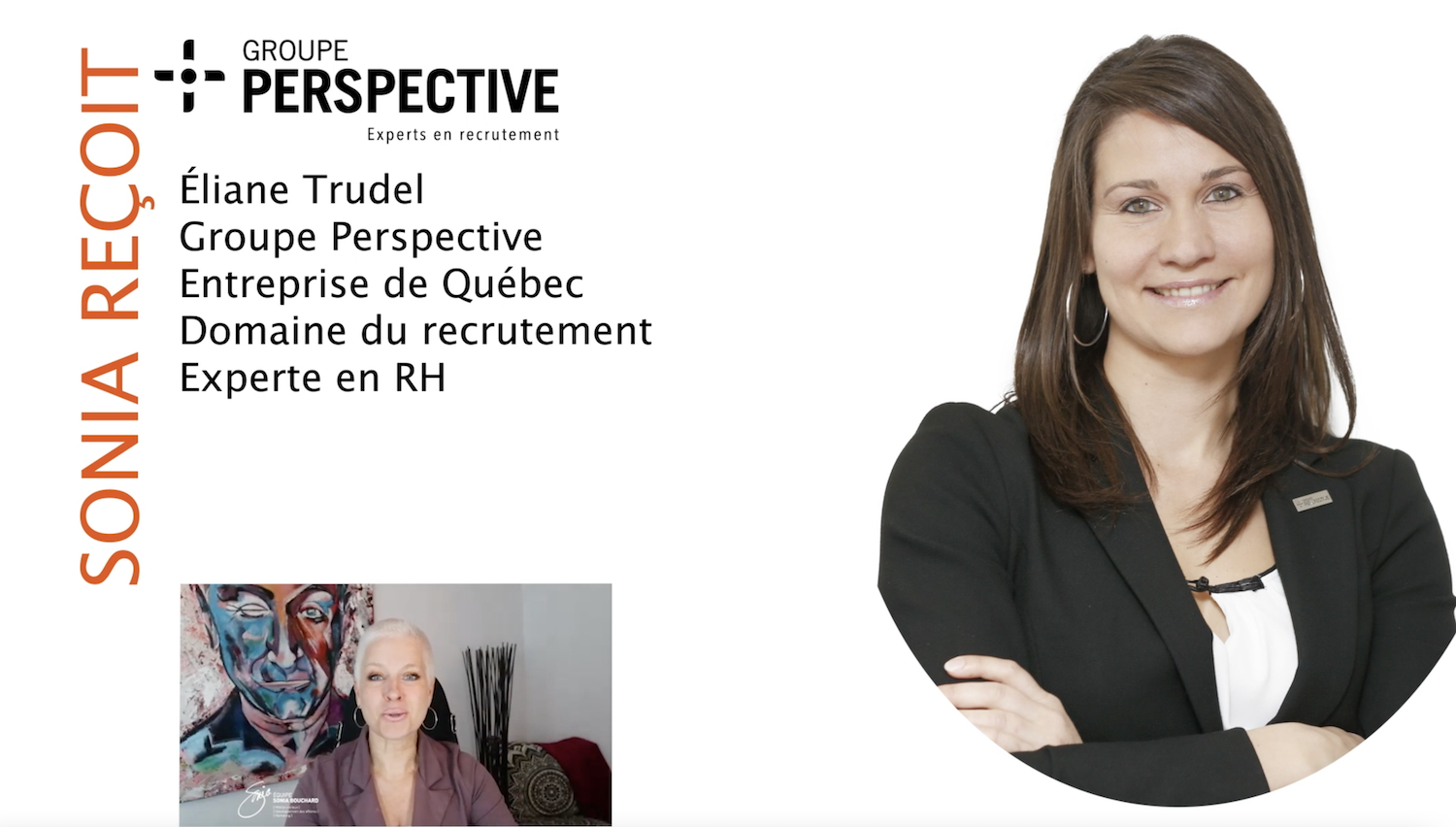 Éliane Trudel du Groupe Perspective / Recrutement et experte en RH